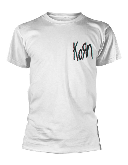 Korn 'Issues Doll 3D' (White) T-Shirt