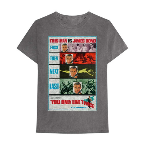 James Bond 007 'You Only Live Twice' (Grey) T-Shirt