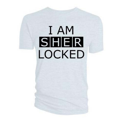 Sherlock 'I Am Sherlocked' (White) T-Shirt