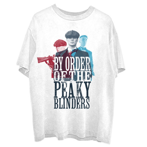 Peaky Blinders '3 Tommys' (White) T-Shirt