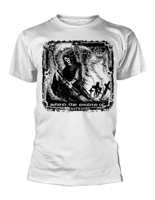 Sacrilege 'Behind The Realms Of Madness' (White) T-Shirt