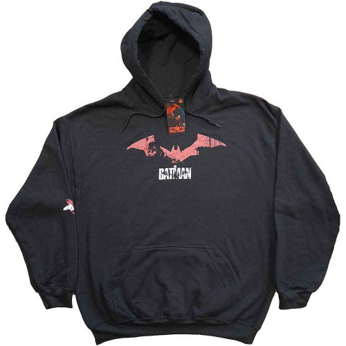 The Batman 'Logo Sketch' (Black) Pull Over Hoodie
