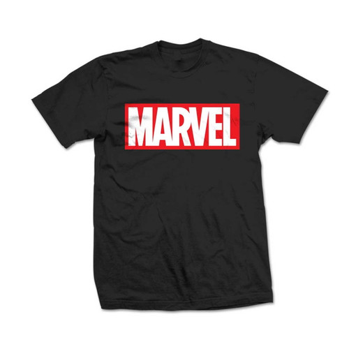 Marvel Comics 'Box Logo' (Black) T-Shirt