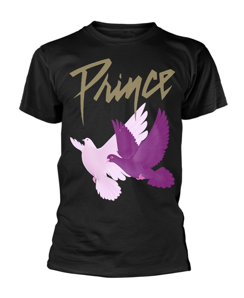 Prince 'Purple Doves' (Black) T-Shirt