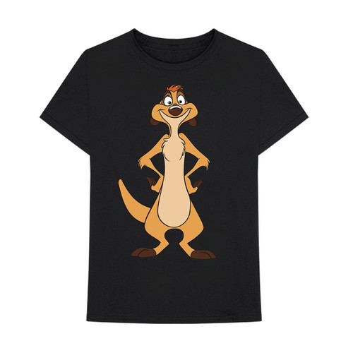 Disney Lion King 'Timon Stand' (Black) T-Shirt