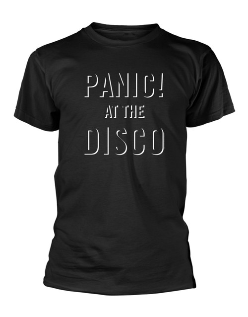 Panic! At The Disco 'Logo Shadow' (Black) T-Shirt