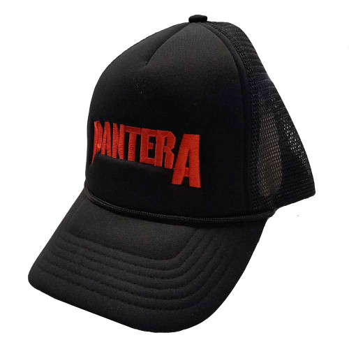 Pantera 'Red Logo' (Black) Trucker Cap