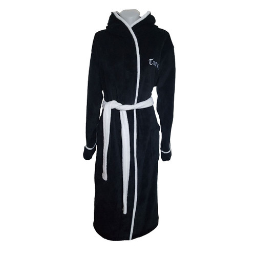 Tupac 'Cross' (Black) Bathrobe Front