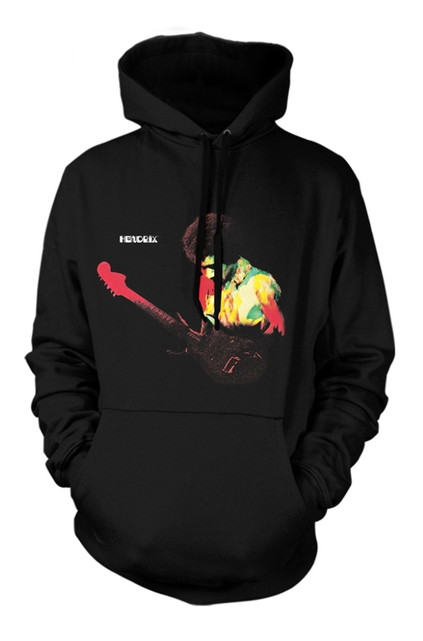 Jimi Hendrix 'Band Of Gypsys' (Black) Pull Over Hoodie