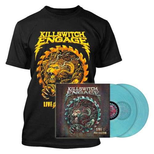 PRE-ORDER - Killswitch Engage 'Live At The Palladium' Sky Blue Vinyl & T-Shirt Bundle - RELEASE DATE 3rd June 2022