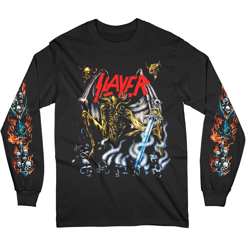 Slayer 'Airbrush Demon' (Black) Long Sleeve Shirt