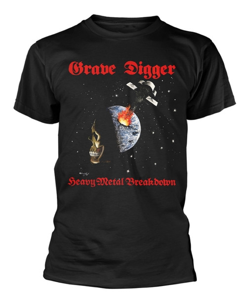 Grave Digger 'Heavy Metal Breakdown' (Black) T-Shirt Grave Digger 'Heavy Metal Breakdown' (Black) T-Shirt