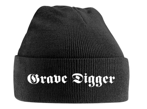 Grave Digger 'Logo' (Black) Beanie Hat