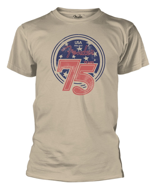 Fender 'Star Spangled' (Natural) T-Shirt