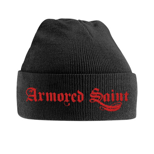 Armored Saint 'Red Logo' (Black) Beanie Hat