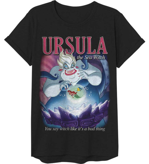 Disney The Little Mermaid 'Ursula Homage' (Black) T-Shirt