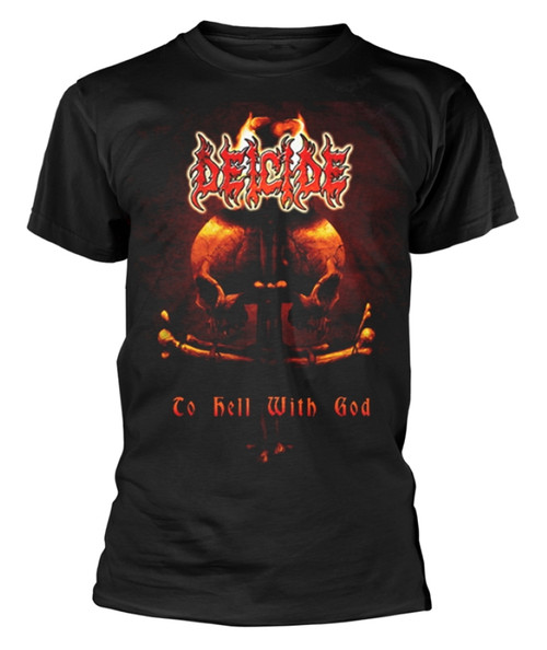 Deicide 'To Hell With God Tour 2012' (Black) T-Shirt