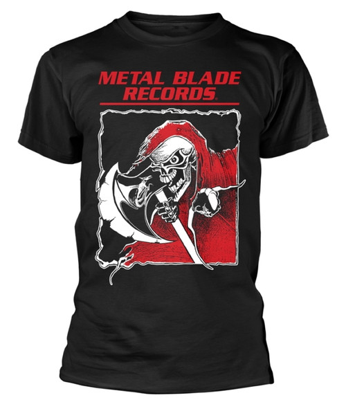 Metal Blade Records 'Old School Reaper' (Black) T-Shirt
