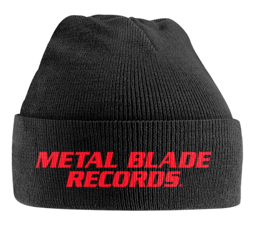 Metal Blade Records 'Red Logo' (Black) Beanie Hat