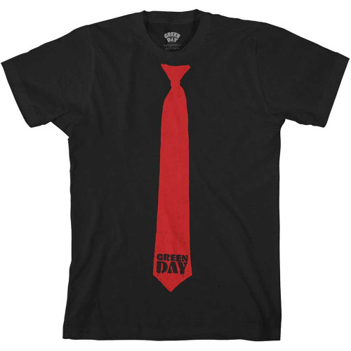 Green Day 'Tie' (Black) T-Shirt