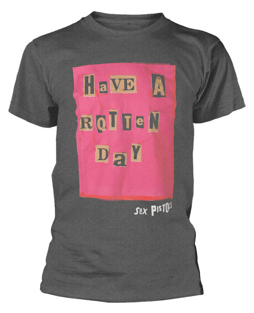 Sex Pistols 'Rotten Day' (Grey) T-Shirt