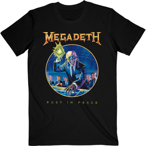 Megadeth 'Rust In Peace Anniversary' (Black) T-Shirt