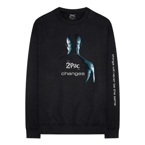 Tupac 'Changes' (Black) Long Sleeve Shirt