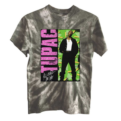 Tupac 'All Eyez On Me' (Dye Wash) T-Shirt