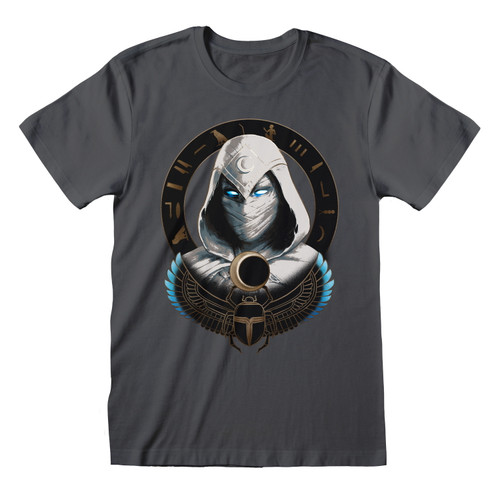 Marvel Moon Knight 'Scarab' (Grey) T-Shirt