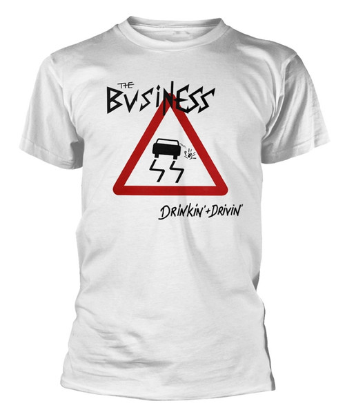 The Business 'Drinkin + Drivin' (White) T-Shirt