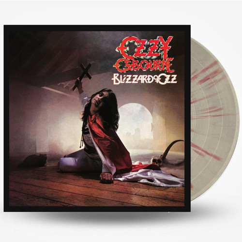 Ozzy Osbourne 'Blizzard Of Ozz' LP Silver / Red Vinyl