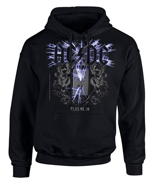 AC/DC 'Electric' (Black) Pull Over Hoodie
