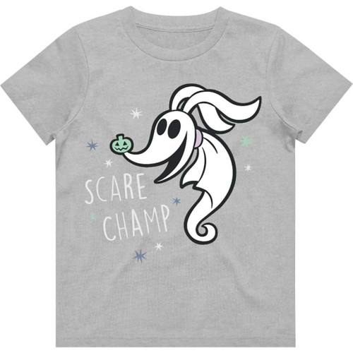 The Nightmare Before Christmas 'Scare Champ' (Grey) Kids T-Shirt