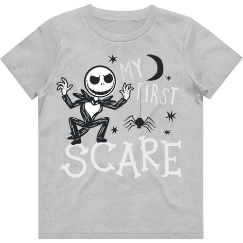 The Nightmare Before Christmas 'First Scare' (Grey) Kids T-Shirt