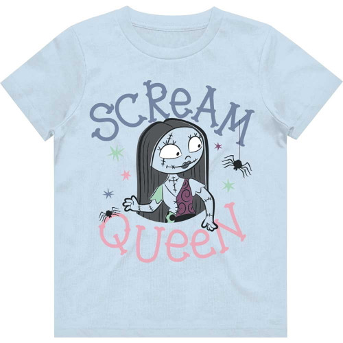 The Nightmare Before Christmas 'Scream Queen' (Blue) Kids Girls T-Shirt