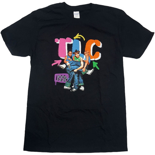 TLC 'Kicking Group' (Black) T-Shirt