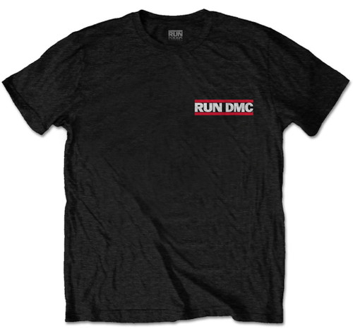Run DMC 'Raising Hell Americana' (Black) T-Shirt | Eyesore Merch
