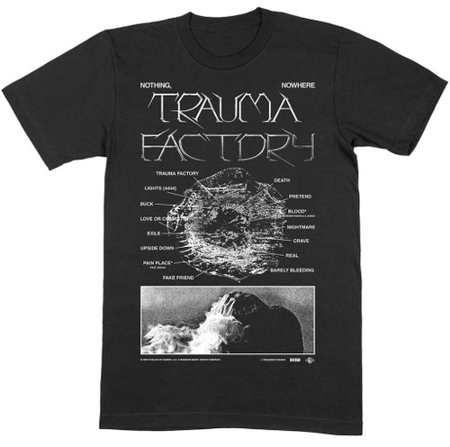 Nothing,Nowhere 'Trauma Factory V.2' (Black) T-Shirt