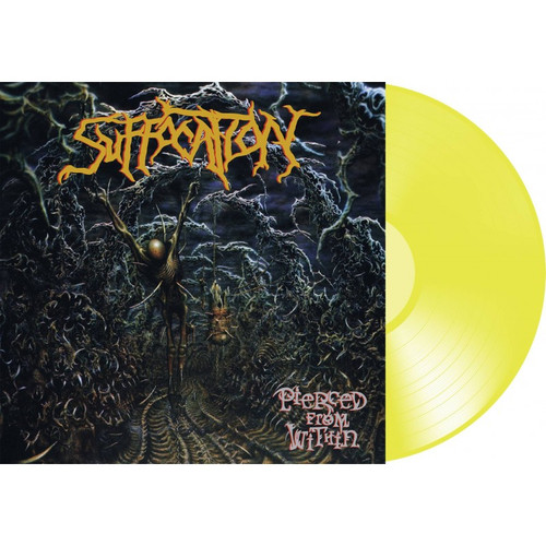 Suffocation 'Pierced From Within' LP Transparent Yellow Vinyl