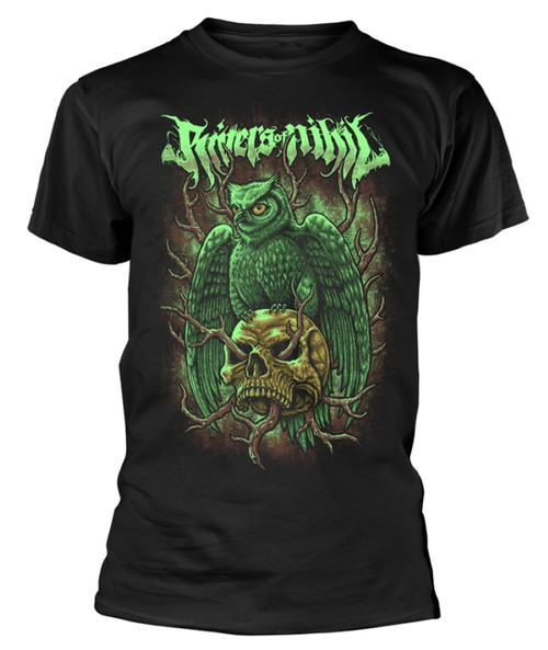 Rivers Of Nihil 'Owl' (Black) T-Shirt