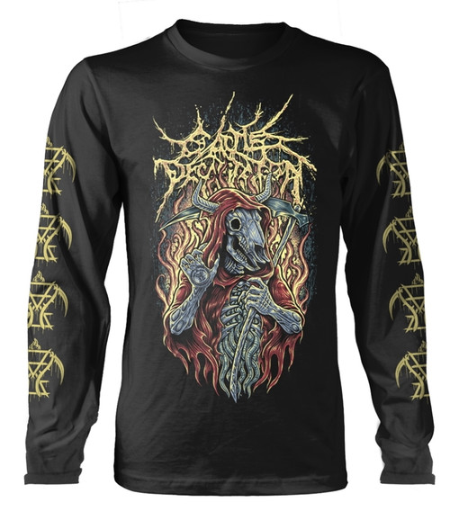 Cattle Decapitation 'Reaper Ramirez' (Black) Long Sleeve Shirt