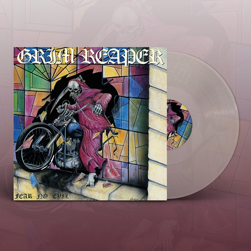 Grim Reaper 'Fear No Evil' LP Gatefold Clear Vinyl