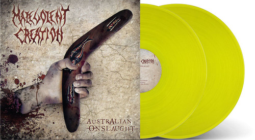 Malevolent Creation 'Australian Onslaught' 2LP Yellow Vinyl