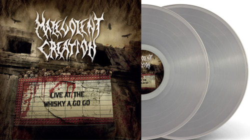 Malevolent Creation 'Live At The Whisky A Go Go' 2LP Clear Vinyl