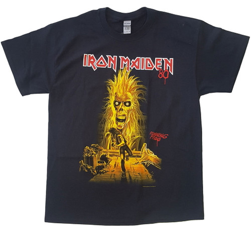 Iron Maiden 'Running Free' (Black) T-Shirt