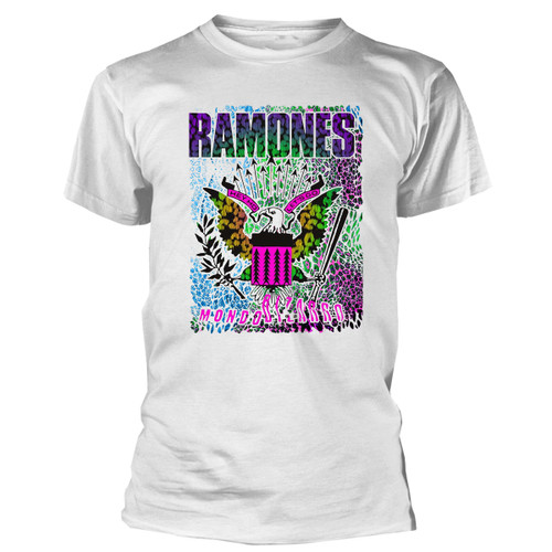 Ramones 'Animal Skin' (White) T-Shirt