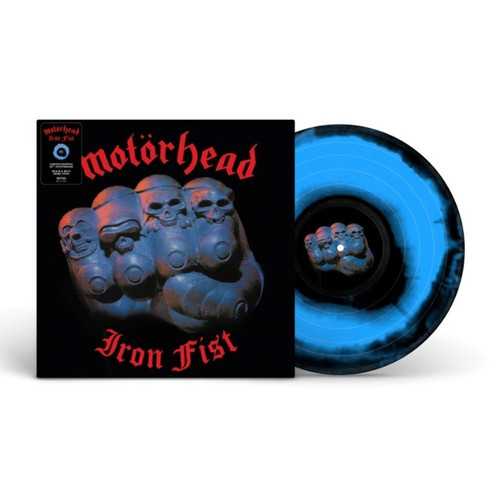 Motorhead 'Iron Fist' (40th Anniversary) LP Black Blue Swirl Vinyl