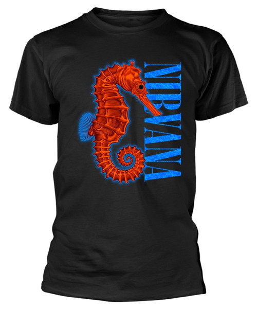 Nirvana 'Seahorse' (Black) T-Shirt