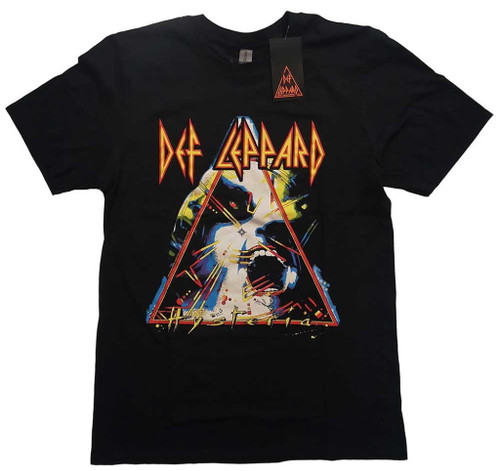Def Leppard 'Hysteria Album' (Black) T-Shirt