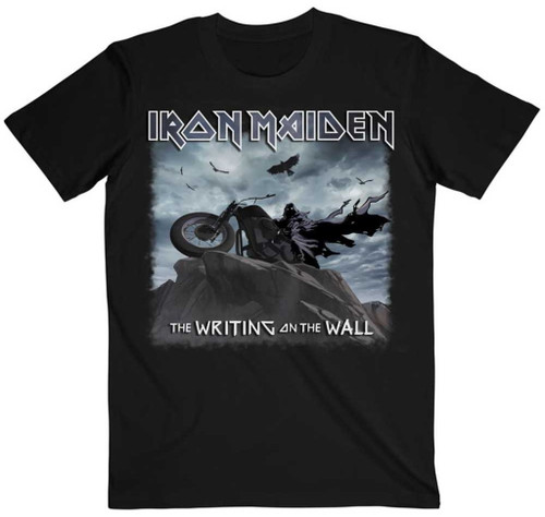 Iron Maiden 'The Writing On The Wall Single Cover' (Black) T-Shirt